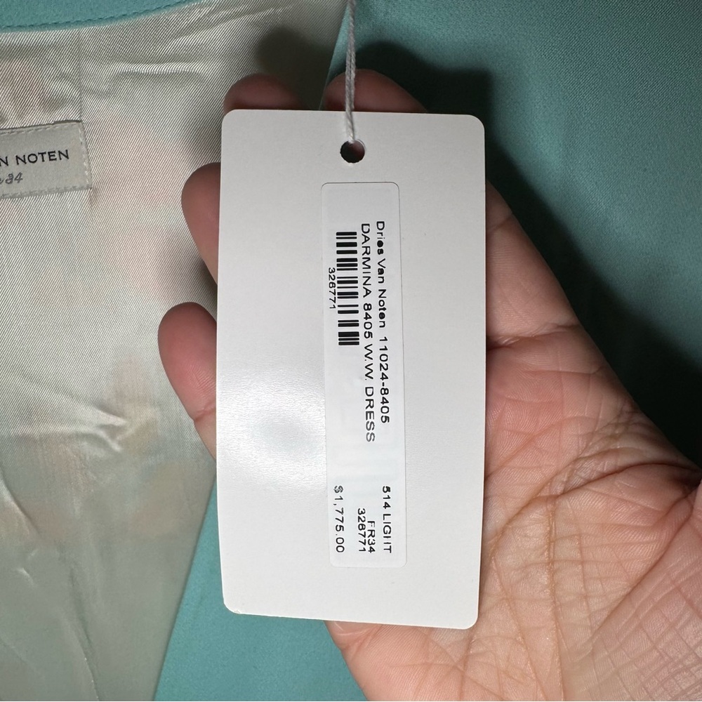 Dries Van Noten Darmina Light Blue Dress - Picture 7 of 13